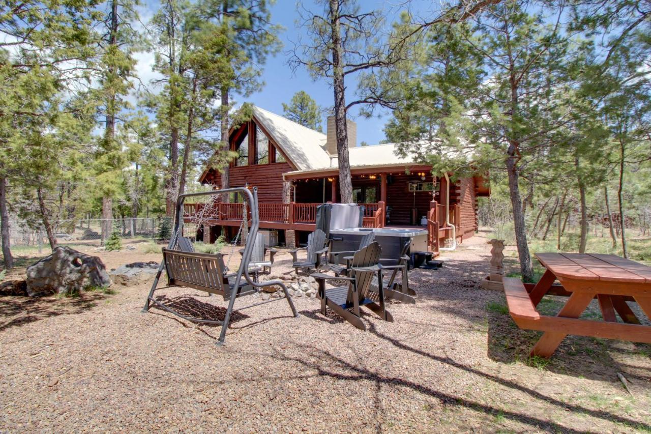 Lakeside Cabin On 2 Acres With Fire Pit And Hot Tub! Villa Pinetop-Lakeside Kültér fotó